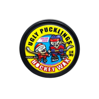 Воск для клюшки  UGLY PUCKLINGS ODOR-AID  с белым фоном